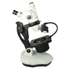 6.7X-45X Professional Jewelry Gem Stereo Zoom Microscope, Trinocular, Fluorescent/Halogen Light, Dark Field