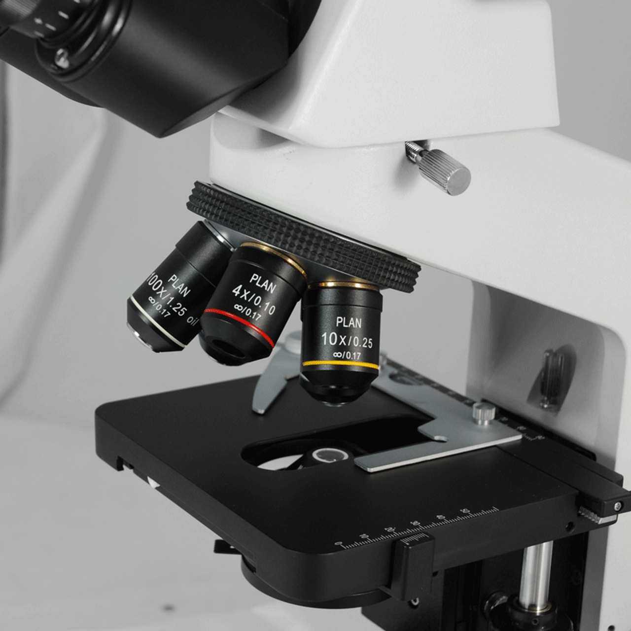 40X-1000X Biological Compound Laboratory Microscope, Trinocular, Halogen  Light, High Eyepoint Eyepieces BM03010301