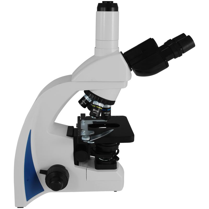 40X1000X Biological Compound Microscope, Trinocular, LED Light