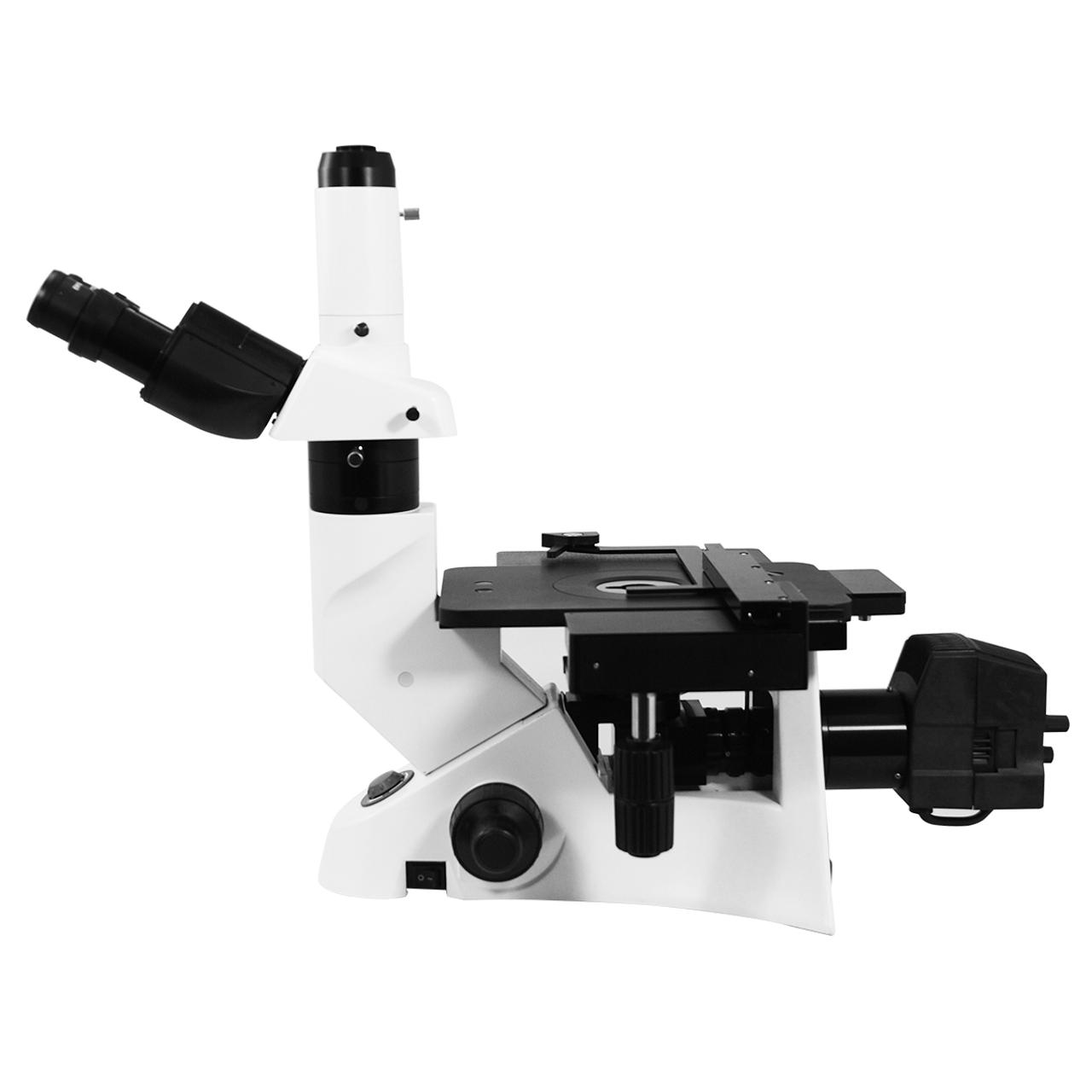 40x 400x Inverted Metallurgical Microscope Trinocular Halogen Light