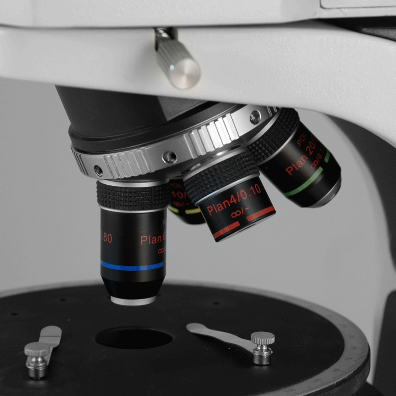 4X InfinityCorrected Plan Achromatic Polarizing Microscope Objective