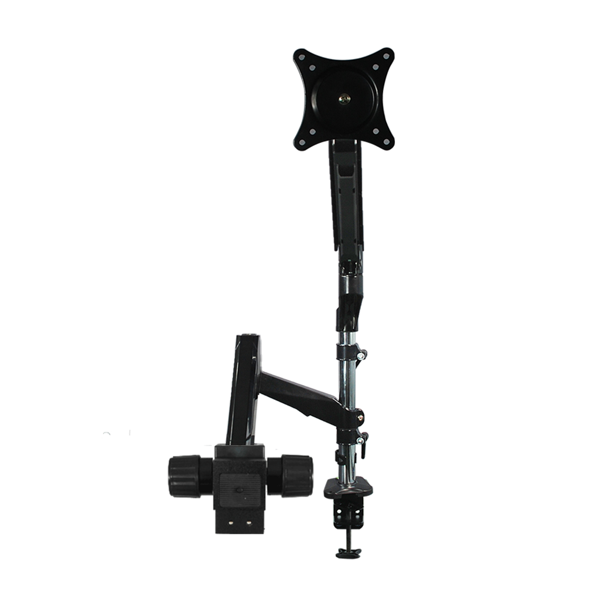 Dual Pneumatic Articulating Arm Post Clamp Stand for Stereo Microscopes ...