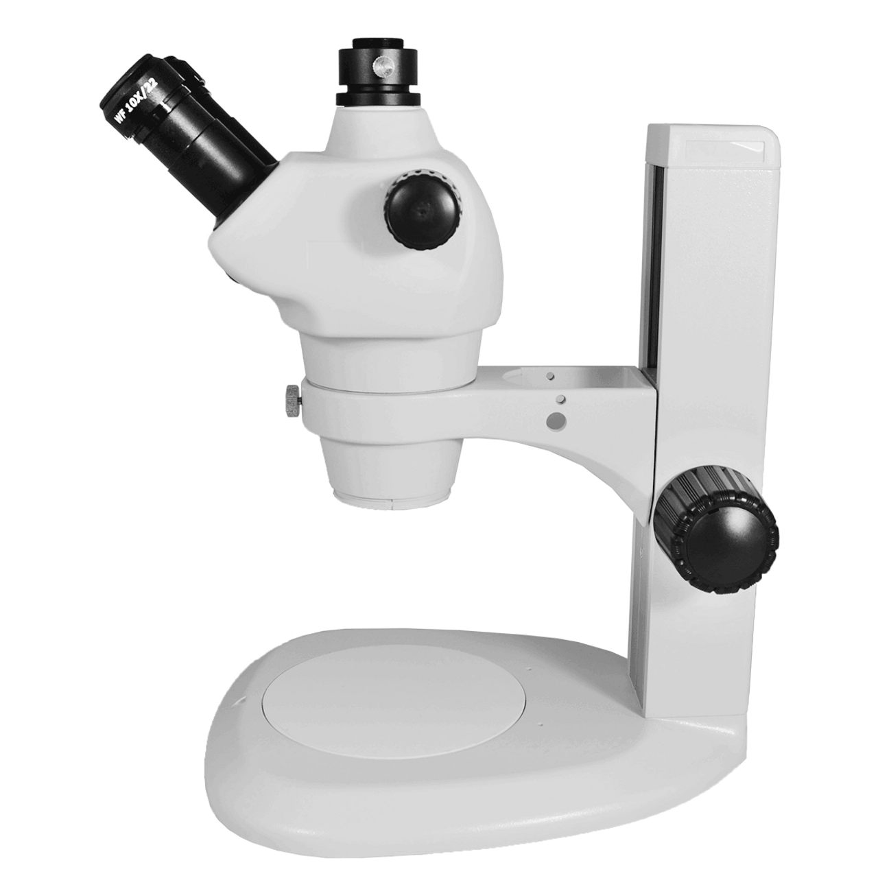 8X50X Widefield Zoom Stereo Microscope, Trinocular, Track Stand (Track