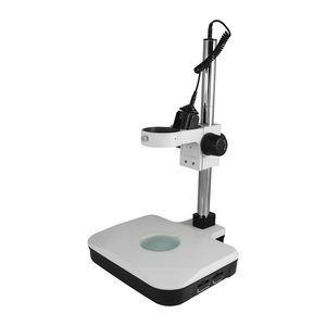 Microscope Post Stand, 83mm Coarse Focus Rack, Top and Bottom Halogen Light