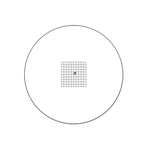 5x5mm/10x10 Net Grid, 0.5x0.5mm/5x5 Net Grid Net Grid Reticle ( Dia. 26mm) RT20105172