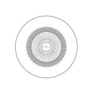 0-360° Net Grid Reticle ( Dia. 20mm) RT20106121