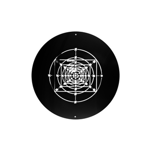 Microscope Resolving Power Resolution Test Target Slide (Negative) Glass, Black