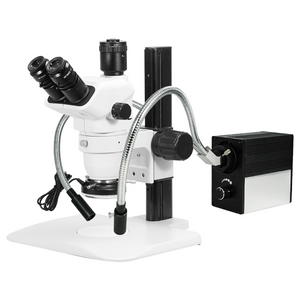 6.7-45X Track Stand UV FREE LED Light Trinocular Zoom Stereo Microscope SZ02060036