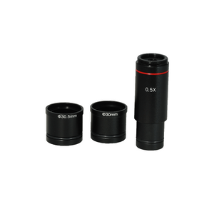 0.5X Reduction Lens / Relay Lens Camera Coupler C-Mount Adapter, to Convert 25mm to Microscope Eyepiece Diameter 23.2mm 30mm 30.5mm