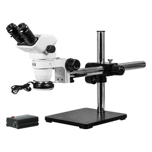 6.7-45X LED Light Boom Stand Binocular Zoom Stereo Microscope SZ02060422