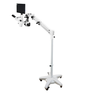 2.0 Megapixels 6.7-45X CMOS Pneumatic Arm Trinocular Zoom Stereo Microscope SZ02020793