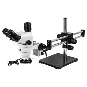 6.7-45X LED Light Dual Arm Stand Trinocular Zoom Stereo Microscope SZ02060532