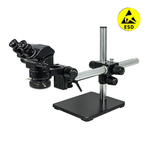7-50X LED Light ESD Safe Boom Stand Binocular Zoom Stereo Microscope SZ02090443