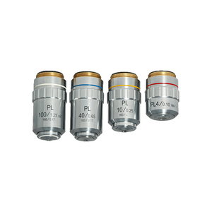 Plan Achromatic Microscope Objective Lens Set (Oil Spring) 4X 10X 40X 100X