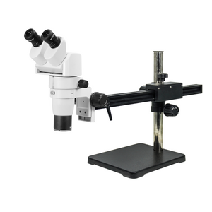 8-65X Ball Bearing Boom Stand Binocular Parallel Zoom Stereo Microscope PZ02080242