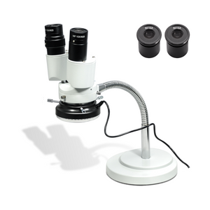 8X 8X/12X LED Light Gooseneck Stand 8X/12X Binocular Fixed Power Stereo Microscope FS02050122