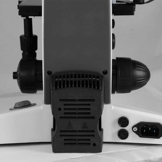 40X-1000X Compound Binocular Laboratory Microscope, Binocular, Halogen Light, High Eyepoint Eyepieces