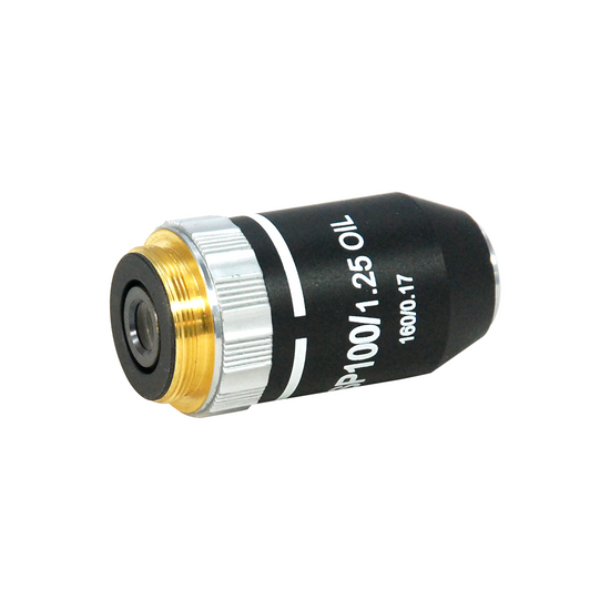 100X Semi-Plan Achromatic Microscope Objective Lens Working Distance 0.14mm