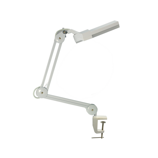 3 Diopter (1.75X Magnification) LED Magnifying Lamp with Clamp, Rectangle Head