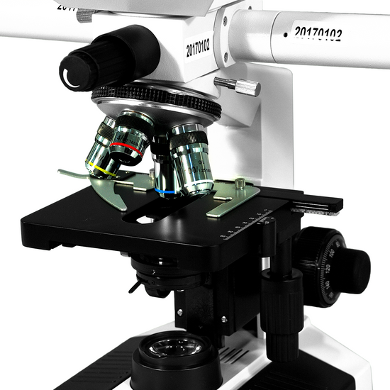 40X-1000X Five Head Multiview Teaching Biological Compound Microscope, Binocular, LED Light 