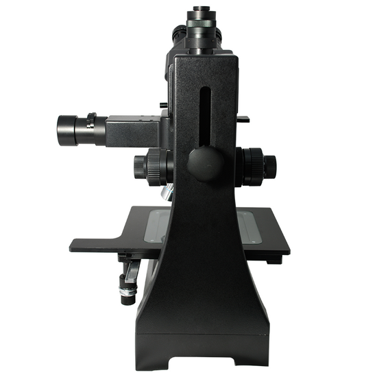 ESD Safe 20X-500X Metallurgical Microscope, Trinocular, Halogen Fiber Optic Illuminator + Polarizing Kit ESD Safe 20X-500X Metallurgical Microscope, Trinocular, Halogen Fiber Optic Illuminator + Polarizing Kit