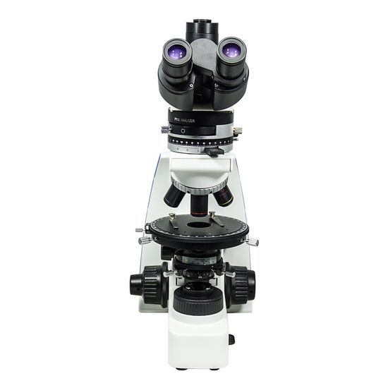 40X-600X Polarizing Microscope, Trinocular, Halogen Light, for Geology, Petrology, Laboratories, PL03020301