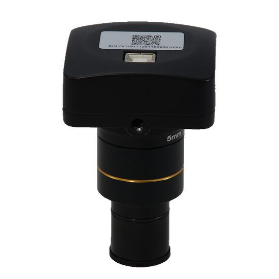 5MP USB 3.0 CMOS Color Digital Microscope Eyepiece Camera + 2K Video Capture 101.2fps + Measurement, Calibration Function for Windows XP/Vista/7/8/10
