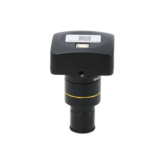 10MP USB 2.0 CMOS Color Digital Microscope Eyepiece Camera + Full HD Video Capture 2fps + Measurement for Windows XP/Vista/7/8/10/11, Mac OSX, Linux 2.6 and Above