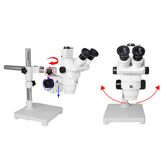 6.7-45X Boom Stand Trinocular Zoom Stereo Microscope SZ02020433