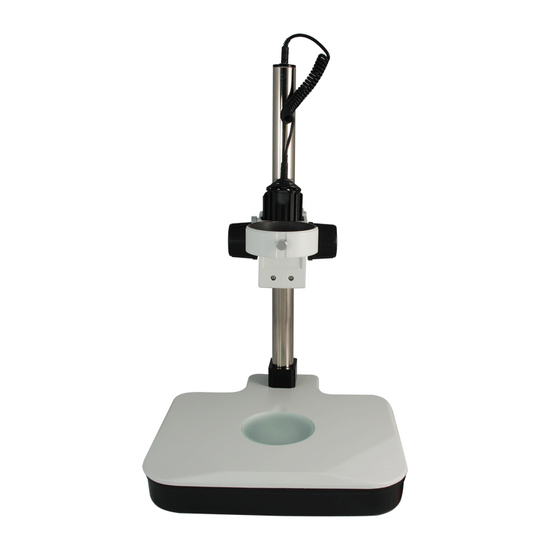 Microscope Post Stand, 85mm Coarse Focus Rack, Top and Bottom Halogen Light