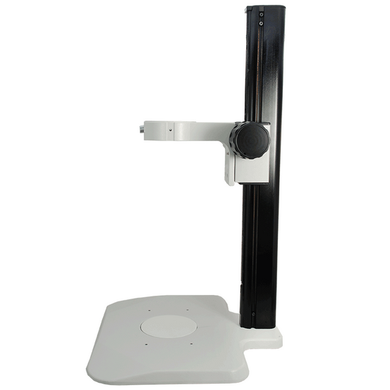 Microscope Track Stand, 76mm Coarse Focus Rack, 520mm Track Length (4 Mounting Holes)