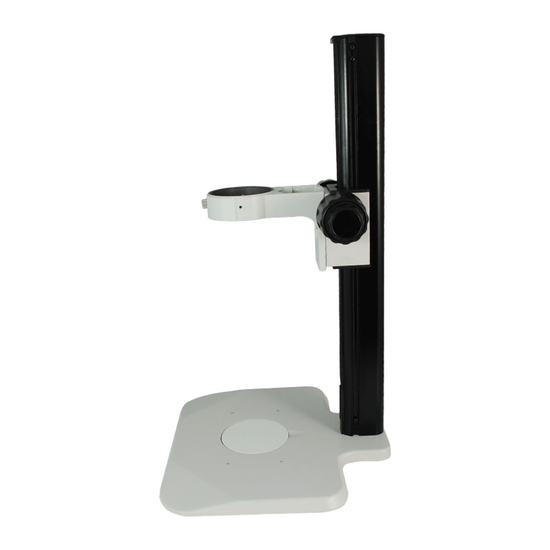 Microscope Track Stand, 76mm Fine Focus Rack, 520mm Track Length (4 Mounting Holes)