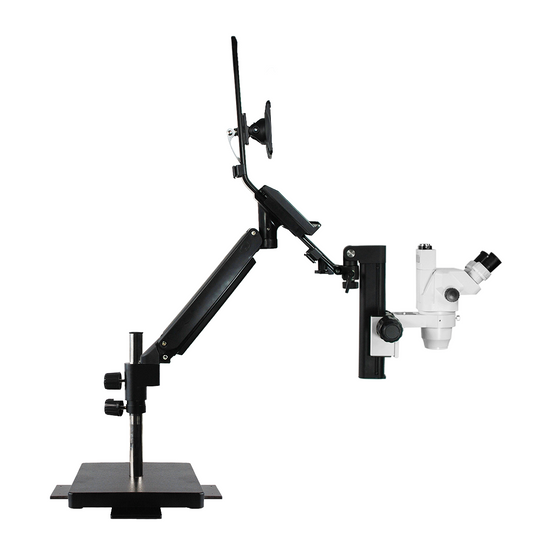 6.7-45X Pneumatic Arm Trinocular Zoom Stereo Microscope SZ02020736
