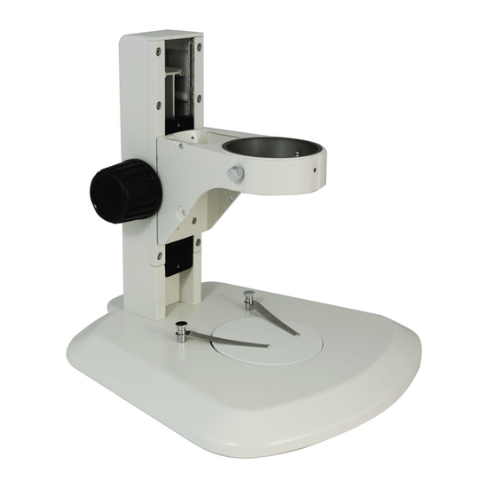 Microscope Track Stand, 76mm Coarse Focus Rack, 260mm Track Length
