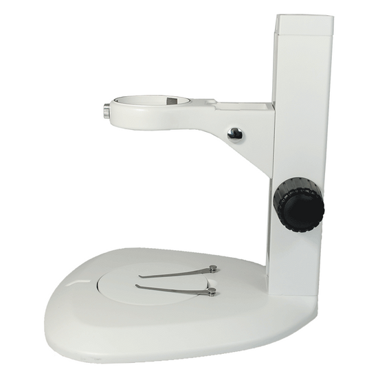 Microscope Track Stand, 76mm Coarse Focus Rack, 300mm Track Length, Fan-Shape Base