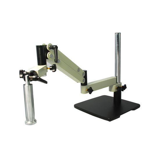 Microscope Flexible Articulating Arm, Post Stand, Tiltable Arbor