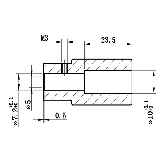 Fiber Optic Cable Converter Adapter for Microscope Light Source