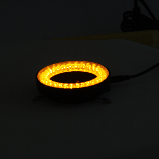 60 LED Microscope Ring Light (Yellow) Diameter 60mm 5W