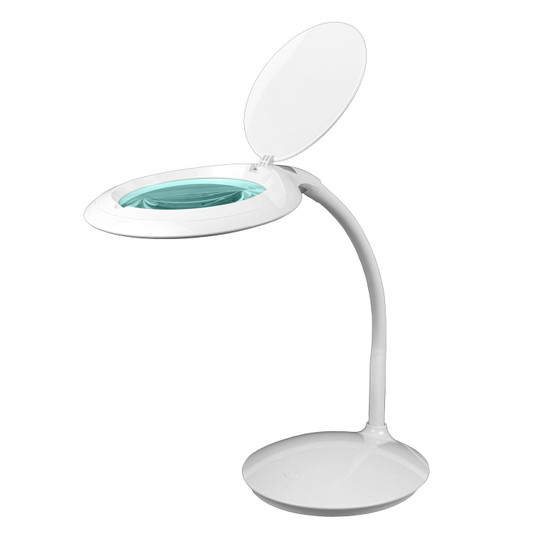 3 Diopter (1.75X) LED Desk Magnifying Lamp, Adjustable Metal Gooseneck for Reading, Crafts, Hobbies