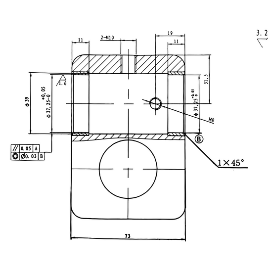 Boom Stand Cross Block ST02051101-0004