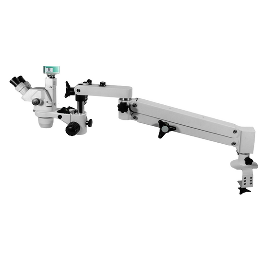 2.0 Megapixels 3.35-22.5X CMOS Pneumatic Arm Trinocular Zoom Stereo Microscope SZ02020754