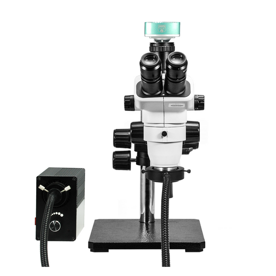 2.0 Megapixels 6.7-45X CMOS UV FREE LED Light Boom Stand Trinocular Zoom Stereo Microscope SZ02060435