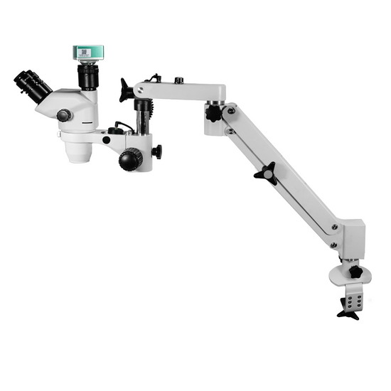 2.0 Megapixels 3.35-22.5X CMOS Pneumatic Arm Trinocular Zoom Stereo Microscope SZ02060754