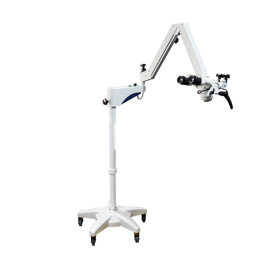 4X/6X/6.5X/10X/10.5X/16X LED Coaxial Reflection Light Pneumatic Arm Floor Stand Binocular Parallel Multiple Power Operation Surgical Microscope SM51010122