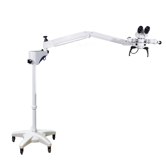 4X/6X/6.5X/10X/10.5X/16X LED Coaxial Reflection Light Pneumatic Arm Floor Stand Trinocular Parallel Multiple Power Operation Surgical Microscope SM51010132