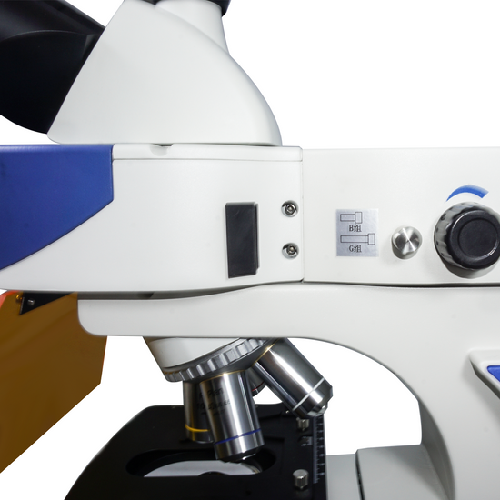 40-1000X LED Fluorescence Microscope, Trinocular