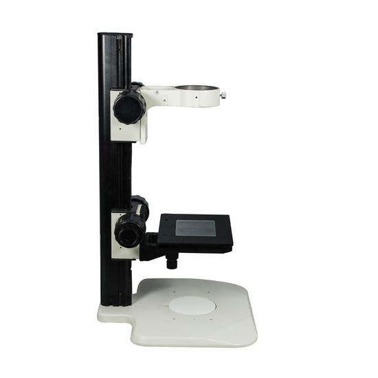 Microscope Track Stand, 76mm Coarse Focus Rack with Fine Focus XY Stage