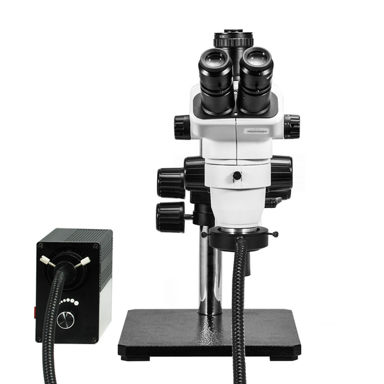 6.7-45X UV FREE LED Light Boom Stand Trinocular Zoom Stereo Microscope SZ02060434
