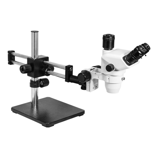 6.7-45X Dual Arm Stand Trinocular Zoom Stereo Microscope SZ02060531