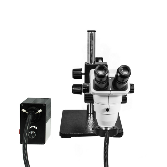 6.7-45X UV FREE LED Light Dual Arm Stand Binocular Zoom Stereo Microscope SZ02060523